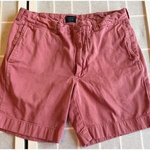 J.Crew 7" Stanton Preppy Nantucket Red Sz 30 Timeless Granola Classic Mens Short